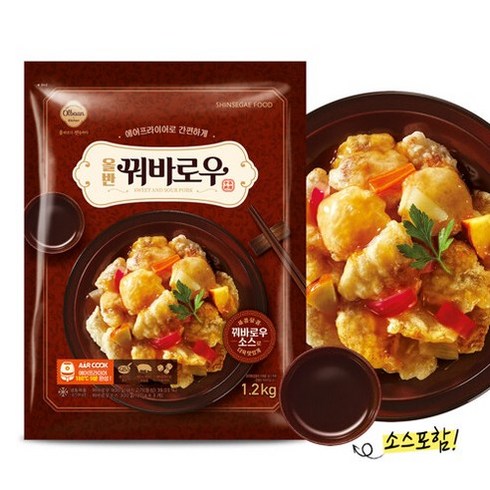 [신세계푸드]올반 꿔바로우 1.2kg x 2팩, 2개