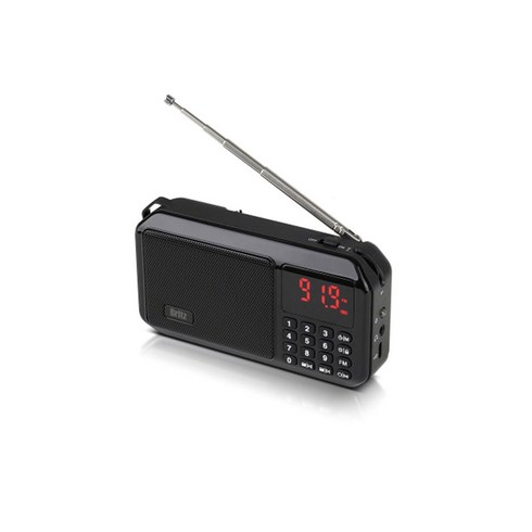 브리츠 BZ-LV980 휴대용 블루투스 스피커 FM라디오/TF/손전등, 블랙
