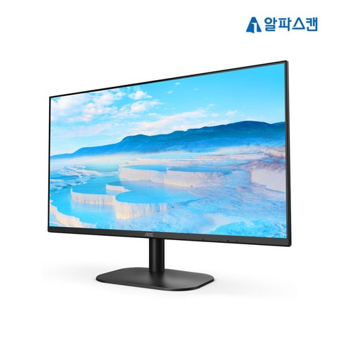 aoc모니터 - 알파스캔 FHD AOC 보더리스 IPS 100 모니터, 68cm, 27B2H2