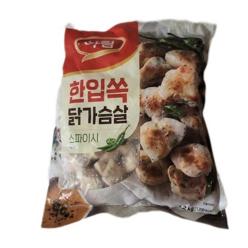 하림 한입쏙 스파이시 닭가슴살, 1.2kg, 2개