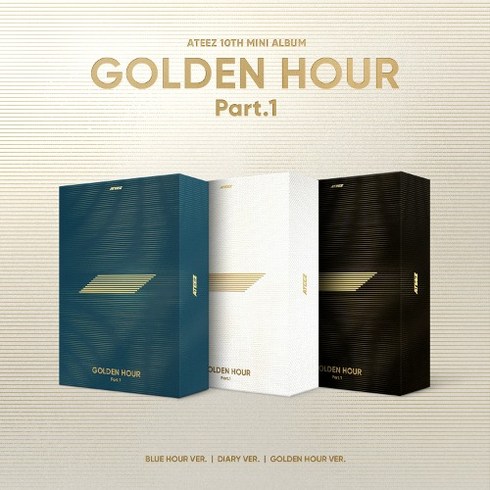 에이티즈 - 미개봉 새상품 ATEEZ 에이티즈 ATEEZ GOLDEN HOUR 일반 VER. 랜덤