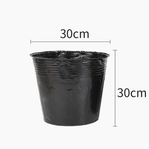 JINGHENG 화분 소프트 포트 화훼 분재 재배용 농장 묘목 자루 봉지 모종 육묘 육종, 30x30 100개, 30x30 100개