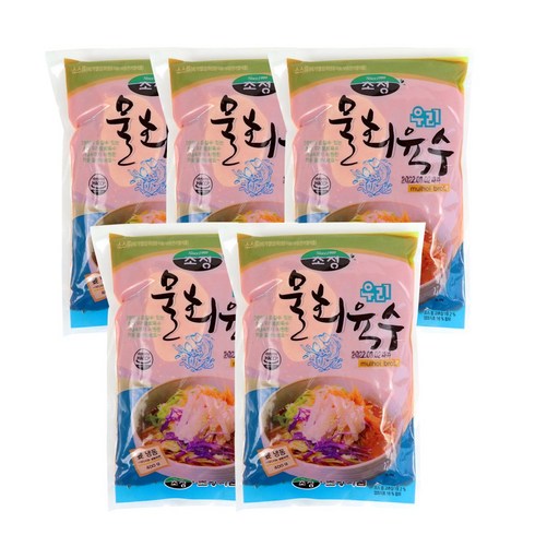 초정 물회육수, 400g, 5개