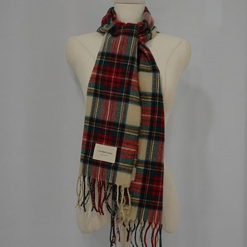 애슬릿(여성의류) [애슬릿] 국내 생산 클래식 체크 롱 머플러 목도리