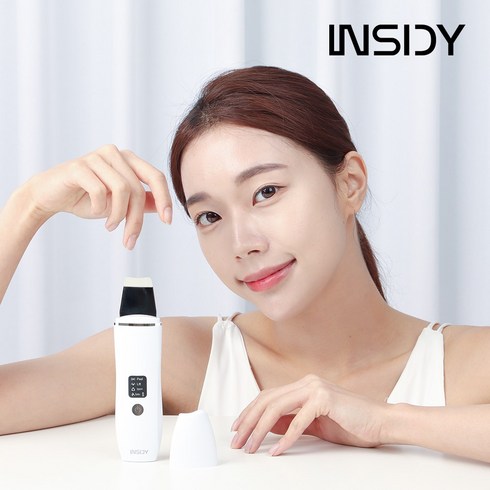 인사이디 갈바닉 아쿠아 필링기 피지제거기 각질 워터필링기 피부마사지기 뷰티디바이스 ISF-20, 단일옵션