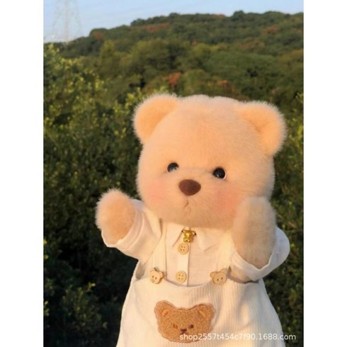 TeddyTales 레나베어 곰돌이 테디테일즈 베어 수제 곰돌이 애착 인형 30종, 30cm [기프트 박스 포장], 불곰 + 신사복