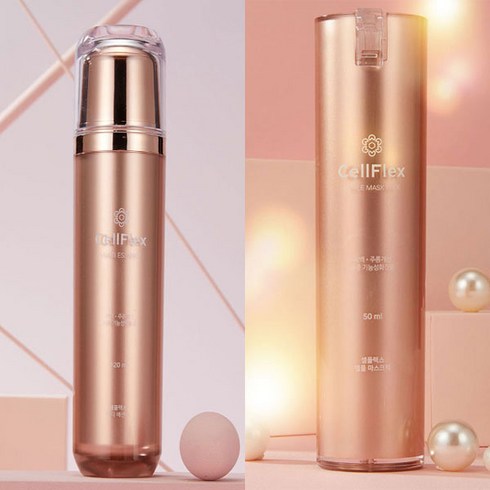 셀플렉스 멀티 에센스 로즈골드 120ml + 앰플 마스크팩 2종 SET, 1000통