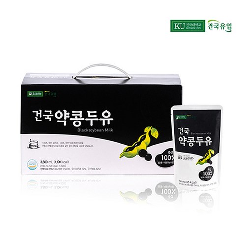 [건국] 100% 국산콩으로만든 건국약콩두유, 20팩