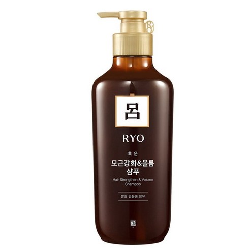 려 흑운 모근강화 볼륨케어 샴푸, 400ml, 3개