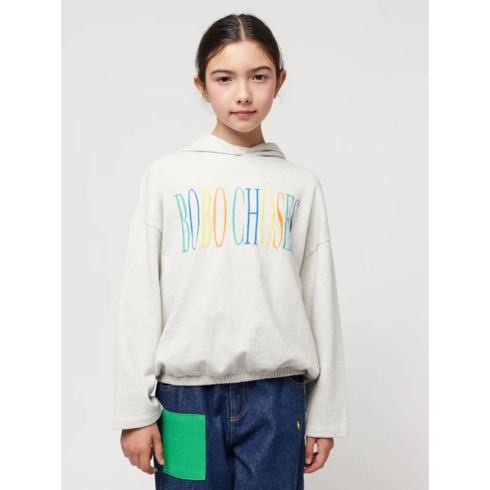 [BOBO CHOSES] 보보쇼즈 24SS 키즈 후드 Embroidery hoodie 124AC055