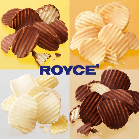 2024년 가성비 최고 로이스감자칩 - (1+1) 로이스 초콜렛 포테이토칩 4종 택2, 캐러멜, 오리지날