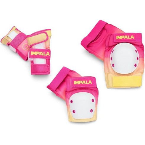 임팔라 롤러스케이트 여성 보호 세트 키트, Large, Tropicana