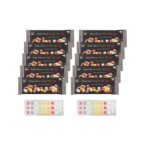 레인보우큐브 믹스치즈8가지맛 24구 10팩 어린이영양간식 와인안주 과일맛치즈, 80g, 10개