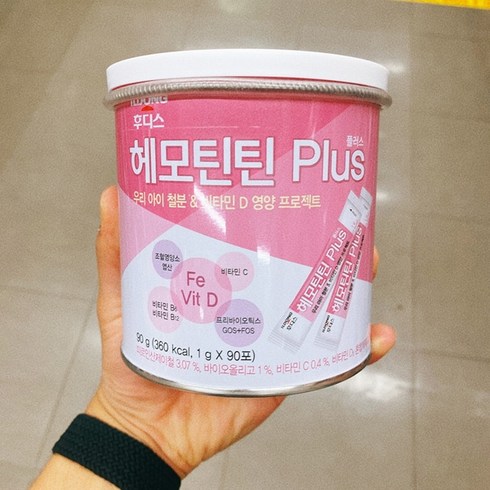 ILDONGFOODIS 후디스 헤모틴틴 플러스 1g x 90포, 90g