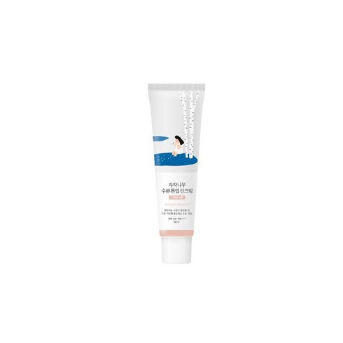 라운드랩 자작나무 수분 톤업 선크림 50ml+50ml 대용량, 50ml, 2개