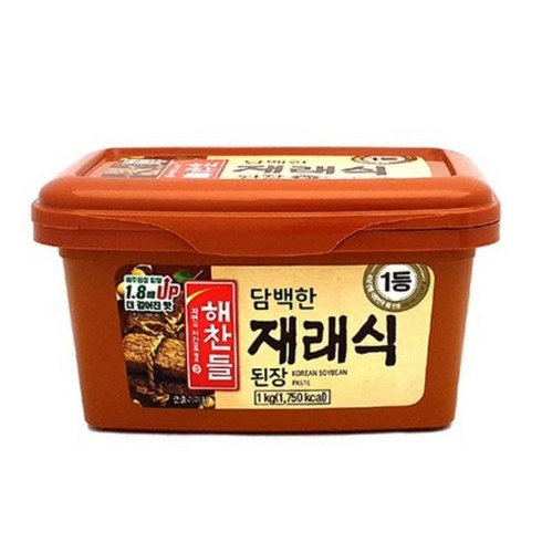 해찬들 맛있는 재래식 된장, 1개, 1kg