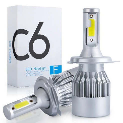 HHSSL M5 H8 - C6 LED 라이트 안개등 H1 H8 H9 H11 9006 LED 전조등 안개등, 1대