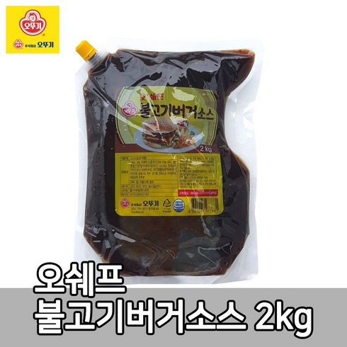 오쉐프 불고기버거소스_2kg(파우치), 2kg, 1개