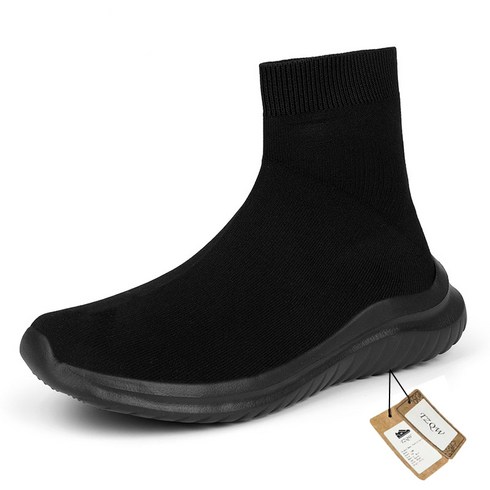 2023년 가성비 최고 삭스부츠 - TZQW 남녀공용 스판 삭스 앵클 슬립온 여성 남성 커플 니트 키높이 통굽 운동화 통굽 스니커즈