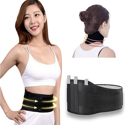 아르디나 자가발열 허리보호대 넥밴드 세트, 1개