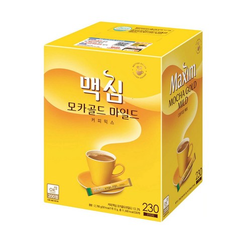 맥심 모카골드 마일드 커피 믹스, 12g, 230개입, 1개