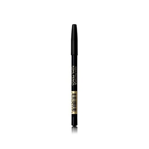 Max Factor Kohl Pencil Eyeliner 20 Black Easy to Blend Formula Perfect for Smokey Eyes Make-up 4 g, 1개