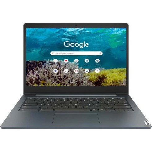 레노버 아이디어패드 3 비즈니스 크롬북 인 어비스 블루미디어Tek 8코어 최대 2GHz 4GB DDD4 RAM 64GB eMMC 14 in HD LCD Web Cam Chrom, 1개