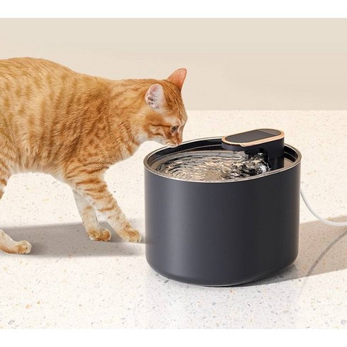 고양이 강아지 애견 자동급수기 정수기3.0L, 화이트