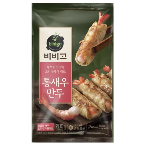 [신제품] CJ 비비고 고메 통새우 만두, 2개, 200g