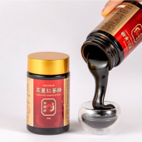 고려홍삼정 240g 홍삼농축액 홍삼엑기스 국내산 5년근 홍삼 100% 진세노사이드 11mg/g 함유, 1개
