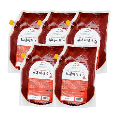 고추명가 부대찌개 소스 2kg x 5개