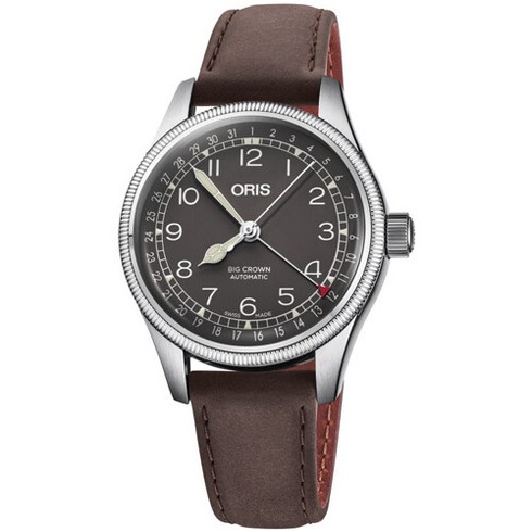 오리스 [ORIS]오리스 빅크라운 포인터데이트 가죽 (754 7749 4064 LS)