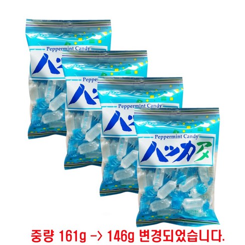 후지야 가슈가이 캔디 박하사탕, 161g, 4개