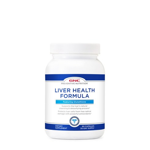 GNC 프리벤티브 리버 헬스 포뮬라 (90캡슐) GNC Preventive Nutrition Liver Health Formula 90caps, 1개, 90개