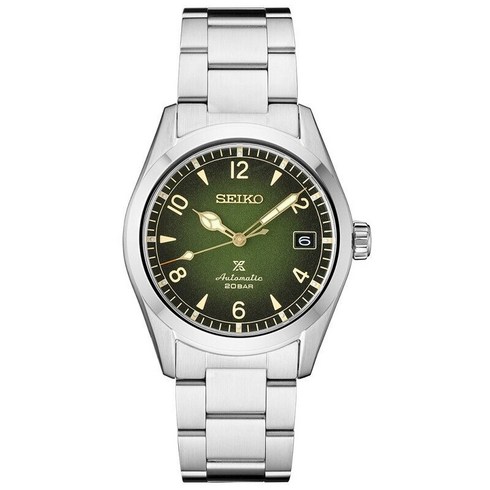 Seiko Luxe Alpinist 1959 Green Dial Reinterpretation Automatic Watch SPB155