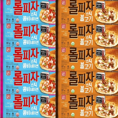 한성기업 롤피자 롤피자스틱 10봉 콤비5개+불고기5개, 1세트