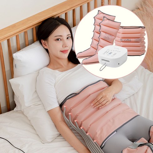 6구종아리 - 닥터웰 공기압다리마사지기 공기압 6구(본체+장화+허리) 발 종아리 마사지기 안마기, DR-5600 본품+다리+허리