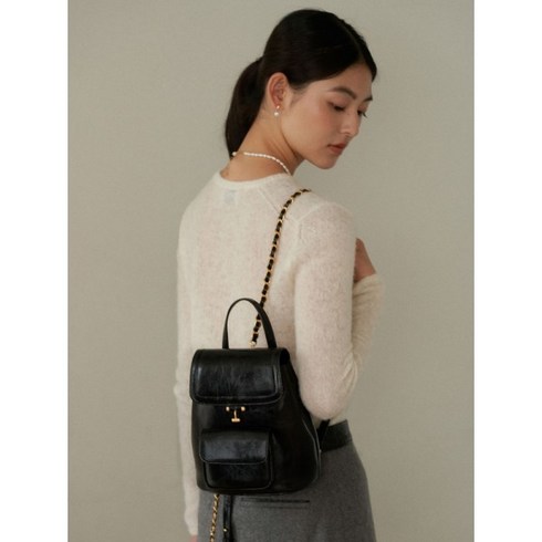 [드메리엘] Tilda Chain Backpack Small_4Color