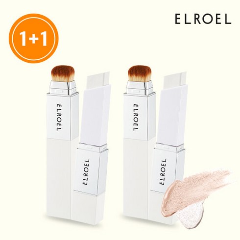 엘로엘멜라스틱 - [엘로엘] NEW블랑스틱 톤업빗자루 화이트에디션 1+1, 2개, 12g