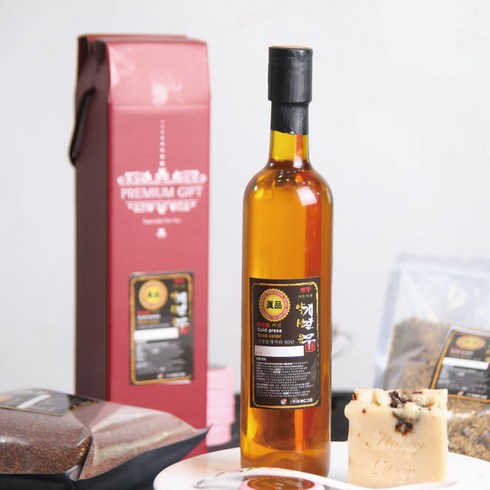 신창호게거리약선유 여주게걸무씨앗 기름 380ml, 1병, 특등품