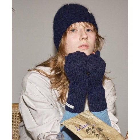BENSIMON 12/22 배송 FINGER HOLE GLOVES - MIDNIGHT NAVY