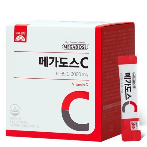 고려은단 메가도스C 3000, 300g, 3개