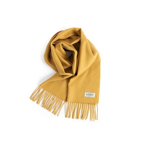 와일드 브릭스 목도리 머플러 ES C 아쉬MERE B 르ND MUFF 레르 mustard 171801, UNISEX FREE (30x190cm)
