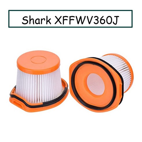 샤크 HEPA 필터 진공 청소기 호환 부품 교체 액세서리 XFFWV360J Evopower CS100J CS200J CS300J CS401J CS501J CS601J, [01] 6 pcs