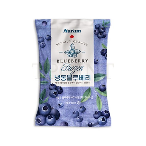 냉동블루베리 세척 - 아우름 냉동블루베리 캐나다산 1kg, 1개, 냉동 블루베리
