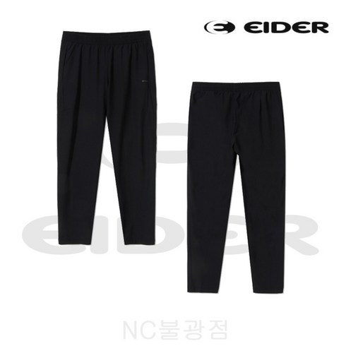 아이더 [매장정품] 봄부터 여름까지 착용가능한 남성용 (POP 트리코트) 신축성 좋은 트레이닝 팬츠 [DMM23393/Black(Z1)][NC불광]