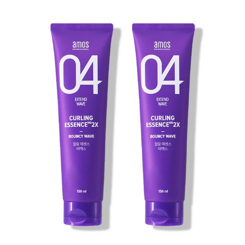 2023년 가성비 최고 컬크림 - 아모스 컬링 에센스 2X 헤어에센스, 150ml, 2개