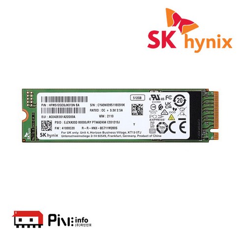 bc711 - SK하이닉스 BC711 M.2 NVMe (1TB) SSD 파인인포, 1TB