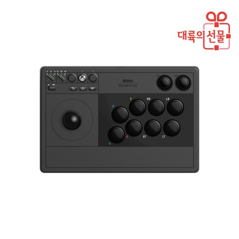 8Bitdo XBOX 아케이드 스틱 무선 조이스틱 FOR XBOX 윈도우PC 컨트롤러 블랙, 1개