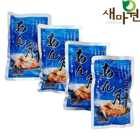 새마원 안키모 아귀간 원물 바다의 푸아그라, 4개, 250g